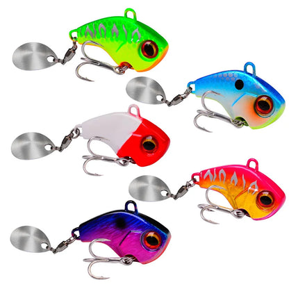 Vib Metal Spinner Lures