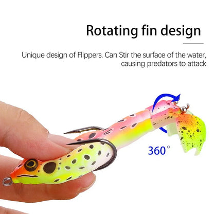 Frog Lure with Propeller Legs