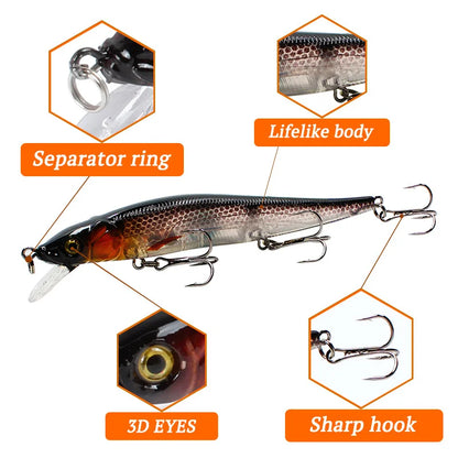 Lifelike Minnow Fishing Lure